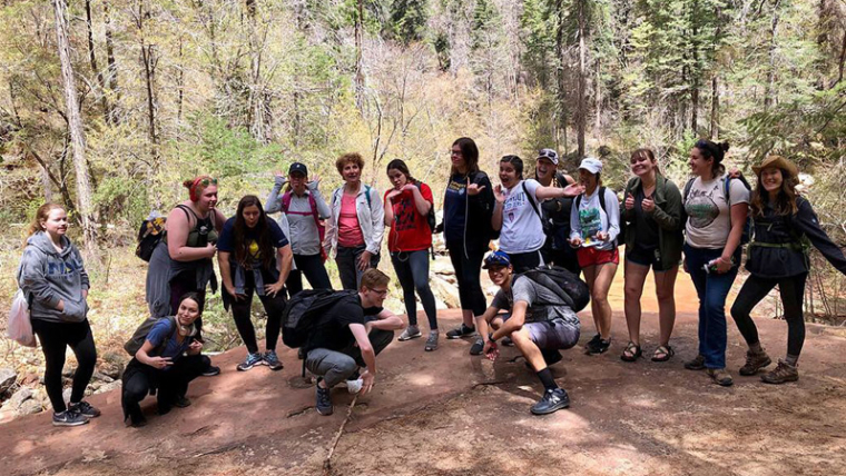 West Fork Educational Hike with NAU Students
