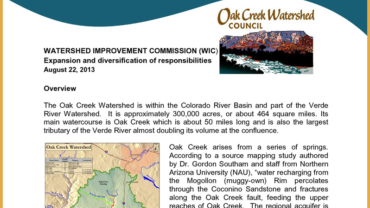 Oak Creek Watershed Improvement Commission (OCWIC)